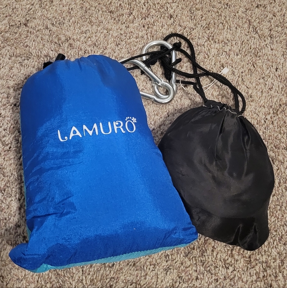 Lamuro Blue Hammock Set